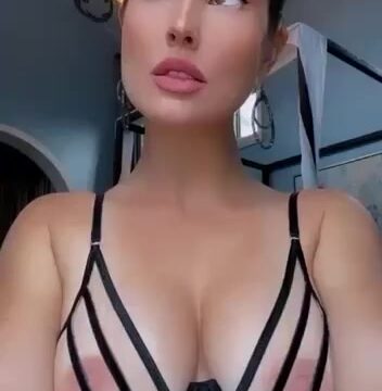 Amanda Cerny Video Porn Fishnet See Through Nude Onlyfans